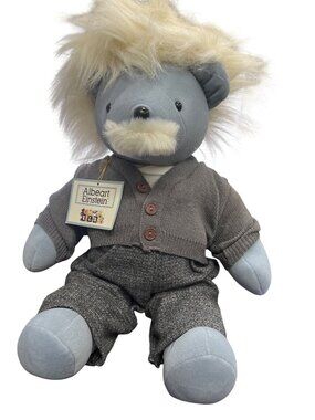 North American Bear Co. Rare Vtg Albeart Einstein bear plush 19"x13" SKU 10,015